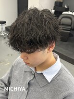 アンドメゾンオム(&Maison. homme)&nbsp;刈り上げ×波巻きパーマ