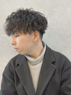 サニー 西中島店(sunny.) 韓国マッシュ/ブルーブラック/スペインカール