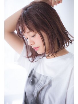 ティファ 自由が丘店(Tiffa) モーブカラーバレイヤージュとろみワンカールモードボブ