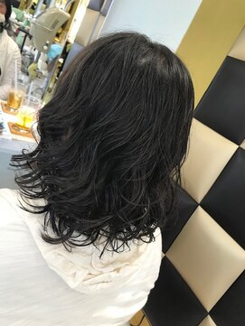 髪技空間アノン(anon) ボブパーマ