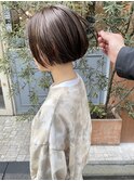 20代30代40代小顔ショート切りっぱなしボブ横浜8