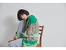【矯正人気NO.1】もっちり質感♪ SHINKA縮毛矯正＋カット+ベースケア ¥22000