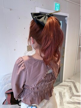 ナチュラル 渋谷店(Natural) ブリーチなしダブルカラー☆コーラルピンク