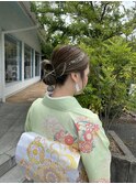 華やかお呼ばれヘアセット