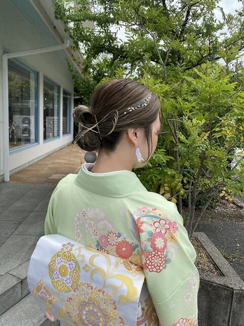 華やかお呼ばれヘアセット