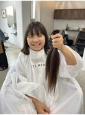 31cm～の、ヘアドネーション