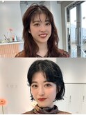tas似合わせカット before&after 【暗髪大人ボブ】