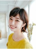 耳かけナチュラルショートスタイル
