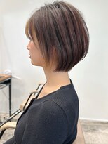 アフロート ルヴア(AFLOAT RUVUA)&nbsp;みねスタイル♪ 前下がり ひし形 ショートボブ 30代 40代 50代