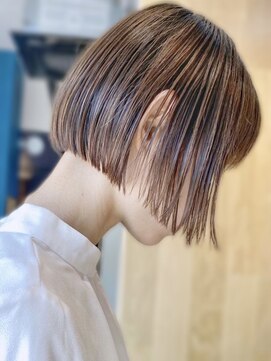 アース 上本町店(HAIR&MAKE EARTH) 20代30代ナチュラル艶感結べるボブ