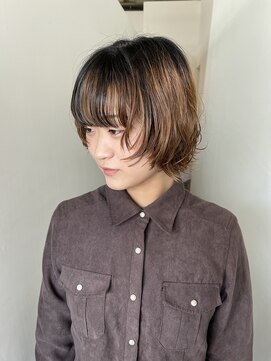 ハイジ(Heidi) デザインカラー×ボブウルフ