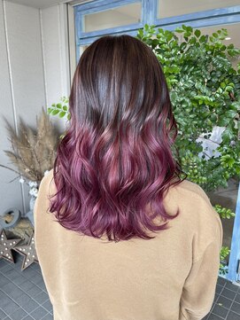 オープンジョー(Open Jaw) カシスピンクグラデーション