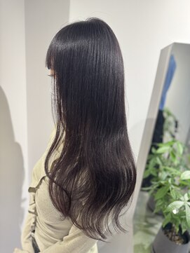 レヴリー(reverie) 韓国風くびれレイヤーカットダークブラウン美髪心斎橋20代