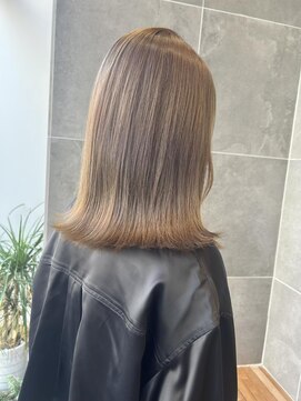 スーリール 荒戸店(Sourire) ブリーチなしベージュカラー