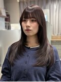 ザクザクレイヤーカット×暗めブラウンで大人かわいいへ★