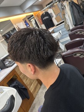 MEN’S HAIR/波巻ツイストスパイラル/フェザーパーマ/船橋