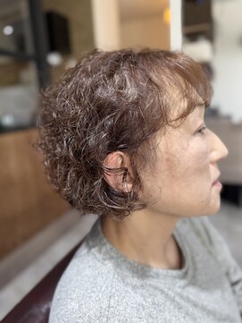 ルノ(Luno) パーマ風ミニボブ