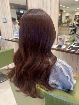 ハイレート ウニクス川越店(Hairate) 【Hairate本川越】血色よくみせるピンクブラウン