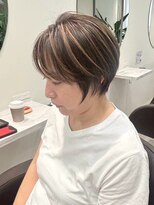 ジービージー(GBG) くびれショートボブ40代50代グレイカラー白髪染め白髪ぼかし