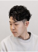 波巻きスパイラル×フェード｜20代人気