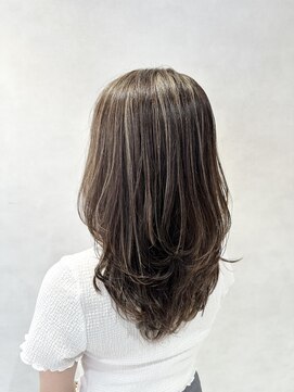 アース 新越谷店(HAIR&MAKE EARTH) レイヤーカット×コントラストハイライト