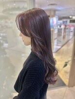 ベアーフルート 戸塚店(BearFruit)&nbsp;透明感ラベンダーピンク×韓国風ゆる巻きロングレイヤー
