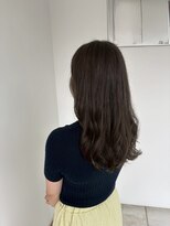 ナップヘアー(nap hair)&nbsp;透明感グレージュ×ナチュラルロング