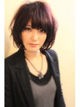 ヘアープロデュース ジェネシス(hair produce genesis) 【フェアリーボブ×流し気味ぱっつんBANG】