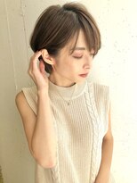 ベルベットオンザビーチ 表参道 原宿(Velvet on the Beach)&nbsp;アッシュブラウン×ショートオフィスヘア