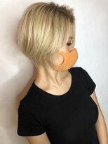 グランドライン(GRAND LINE)&nbsp;GRANDLINE 千崎聖太 ハイトーンショート　ニュアンスカラー