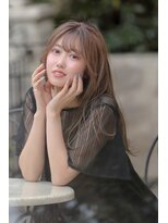 ナンバースリー 綱島店(Number Three)&nbsp;大人ゆるふわパーマ＆透明感カラーロング２【Number Three綱島】