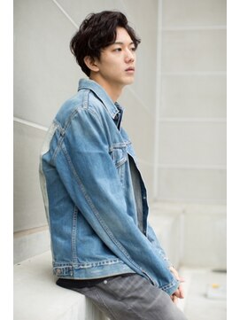 スタジオ 渋谷 原宿(Stujio) 自然なアップバングスタイル【Stujio】