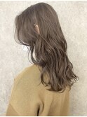 ミルクティーベージュダブルカラーインナーカラーケアブリーチ