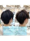 簡単スタイリングでカッコいい◎アッシュショートROMMY.Homme