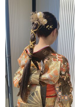 ボブ (Hair salon BOB) 成人式あみおろしスタイル