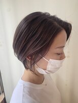 ネオリーブ シュシュ 神保町店(Neolive susu)&nbsp;畠山雄大　くびれ・ひし形ショート　ハイライト・インナーカラー