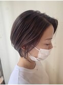 畠山雄大 くびれ・ひし形ショート ハイライト・インナーカラー