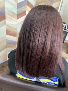 ココカラ(Kokokala) #カラー　#ローズピンク　#髪質改善TOKIO  #カット