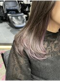【代官山美容室】インナーカラー☆ピンクパープル