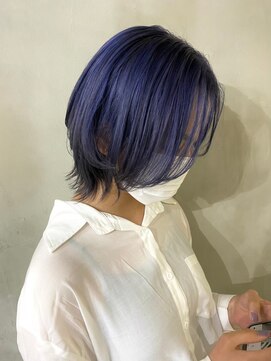 ゲーム 渋谷店(GAME) ダブルカラーブルーベージュカラーケアブリーチハイトーンカラー