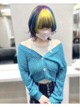 ディア(.eer) 【.eer/ディア】デザインカラー/個性派カラー/ボブウルフ