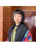 bosco【Ebe】オン眉黒髪ボブ
