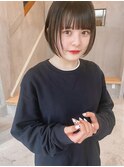 美髪グレージュくびれショート