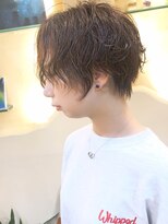 ラウンジ モリオ イケブクロ(Lounge MORIO Ikebukuro) 20代 アッシュブラック メンズライク スパイラルパーマ 池袋
