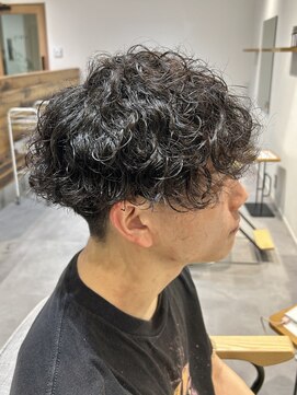 カルゥグラッシー(KALOU glassi) 波巻きツイスパmix/フェード/ツーブロック/メンズパーマ