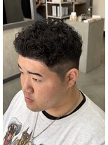 スイッチ(men's SWITCH)&nbsp;大分メンズラルフカールスパイラルパーマショートツーブロック