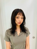 ピークアブー アヴェダ アトレ恵比寿(PEEK-A-BOO AVEDA) 大人可愛い レイヤーミディ 顔まわりレイヤー PEEK-A-BOO坂本