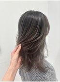 グラデーションバレイヤージュエンドカラールーツカラーレイヤー