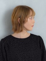 アース クロスガーデン川崎店(HAIR&MAKE EARTH)&nbsp;ハイトーン×切りっぱなしボブ