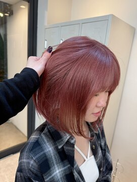 フラム 渋谷(flamme) ピンクベージュカラー